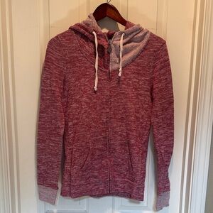 Volcom Red and White Knit Sweater